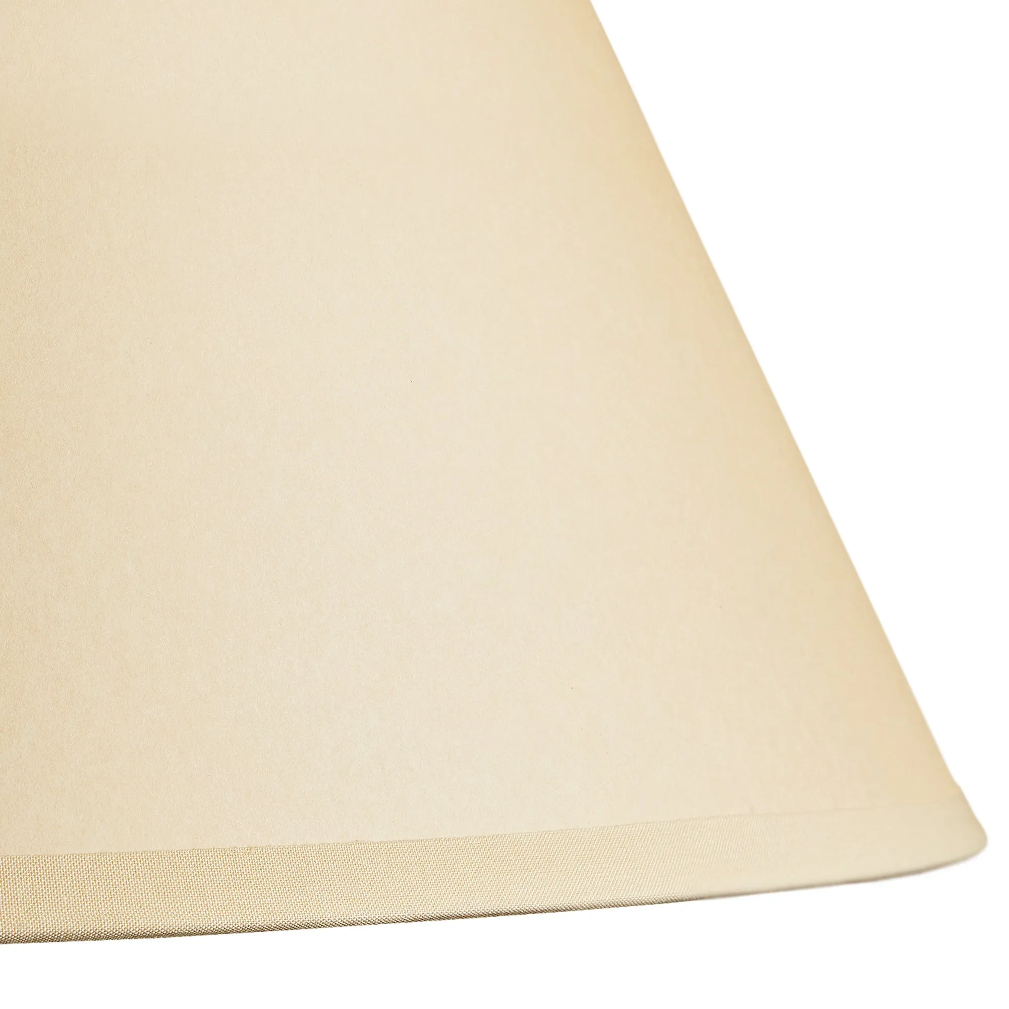 20cm Empire shade in cream card with gold lining