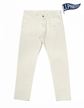 5-POCKET PANTS - WHITE