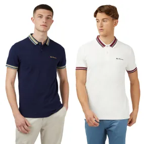 Ben Sherman Mens 'House Collar' Pique Polo Shirt