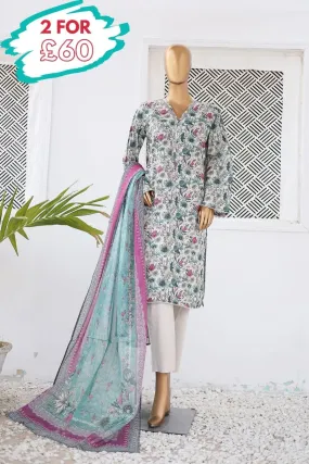 Bin Saeed Lawn 3 Piece Suit BIN176