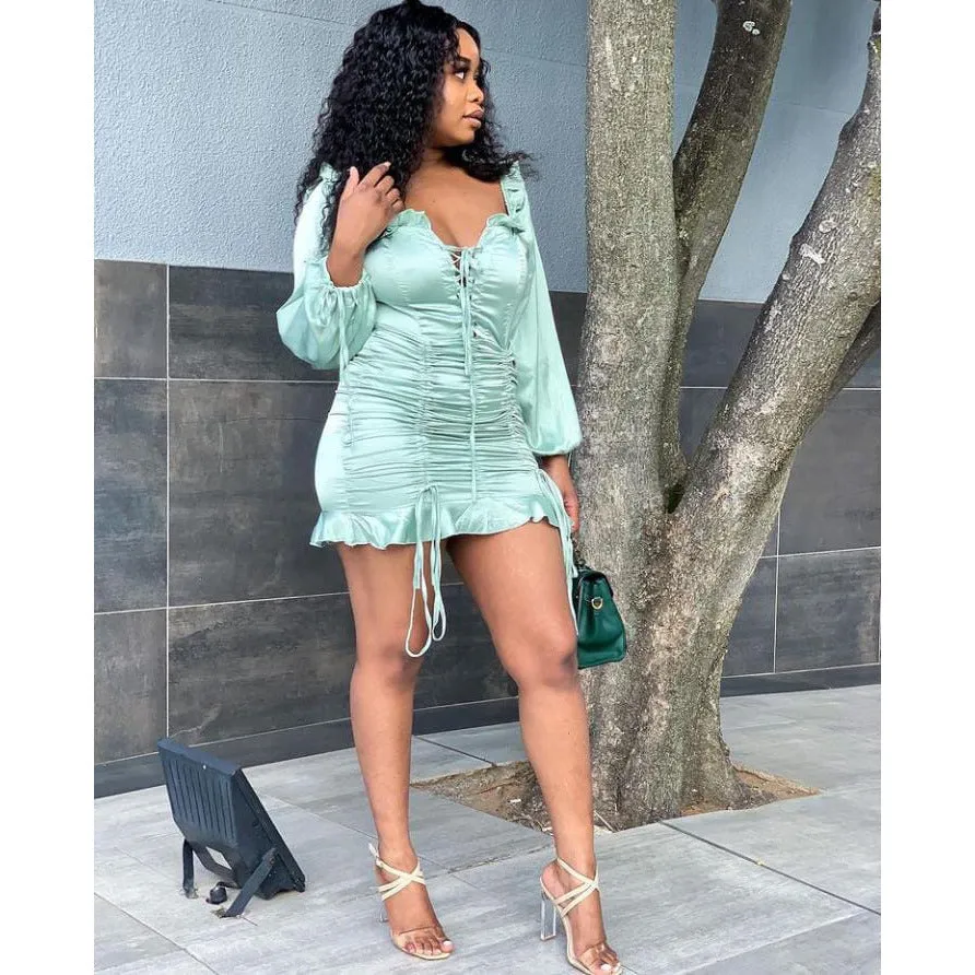 Bodycon Off Shoulder Mini Dress