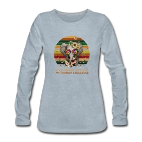 Hippie Rock n Roll Soul Women's Premium Long Sleeve T-Shirt