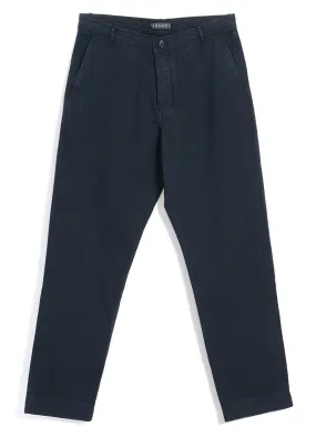 Optimized Title: Mens Wide-Cut Black Navy Work Trousers with Enhanced Fit