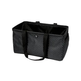 Large Utility Tote - Honeycomb Black