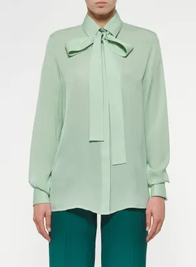 Lavallière Silk Shirt