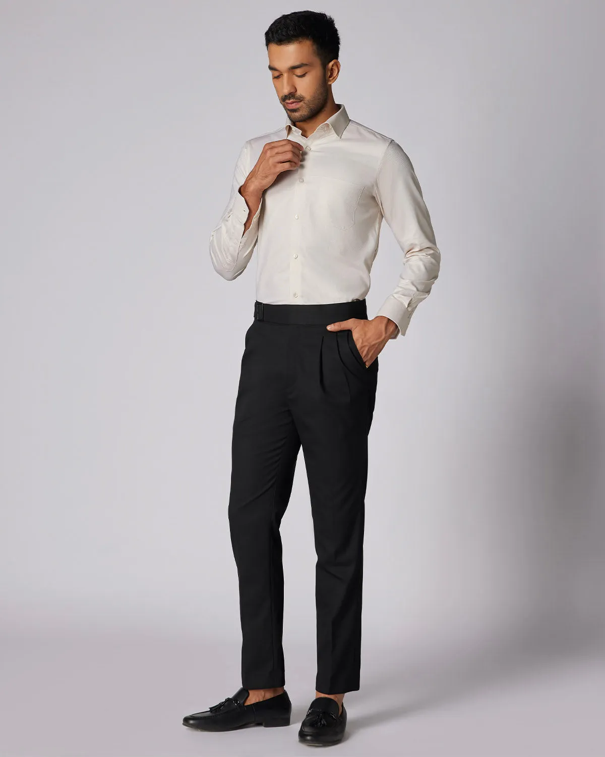 Verve Neapolitan Dress Pants - Black